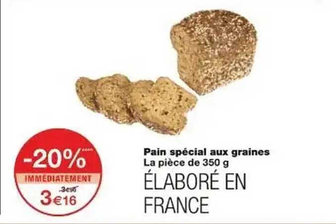 Pain spécial aux graines