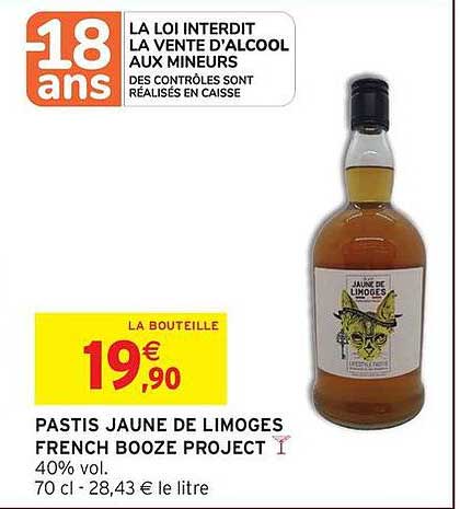 PASTIS JAUNE DE LIMOGES FRENCH BOOZE PROJECT