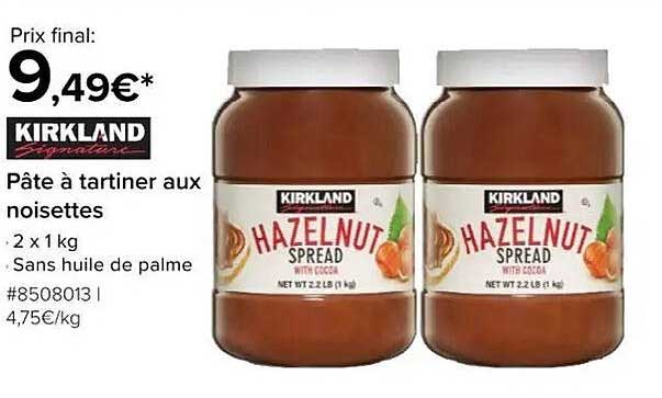 Pâte à tartiner aux noisettes