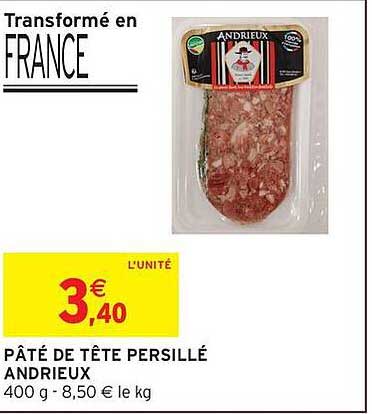 PÂTÉ DE TÊTE PERSILLÉ ANDRIEUX