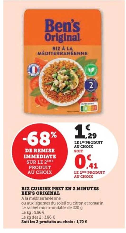 Riz à la Méditerranéenne Ben's Original