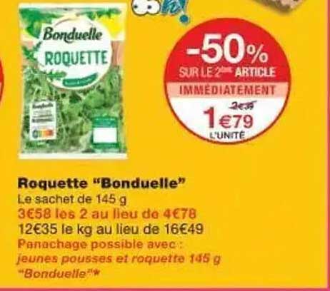 Roquette "Bonduelle"