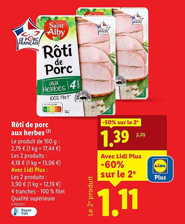 Rôti de porc aux herbes