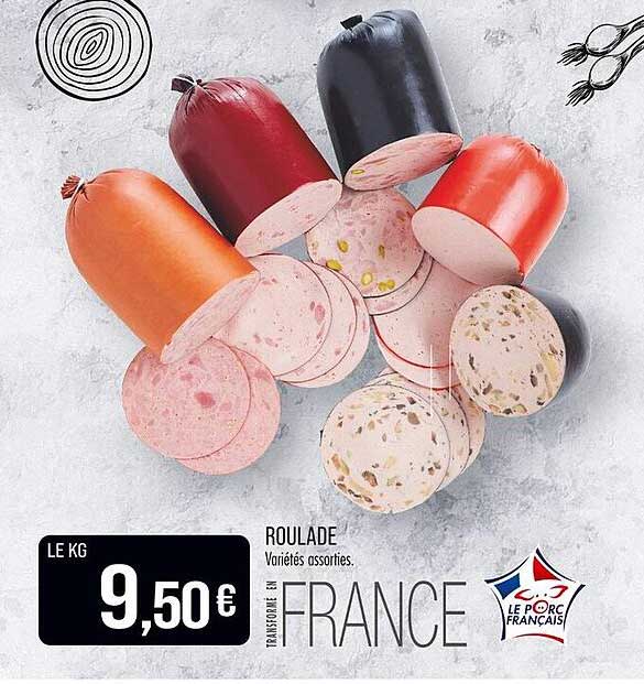 ROULADE Variétés assorties.
