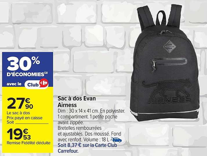 Sac à dos Evan Airness