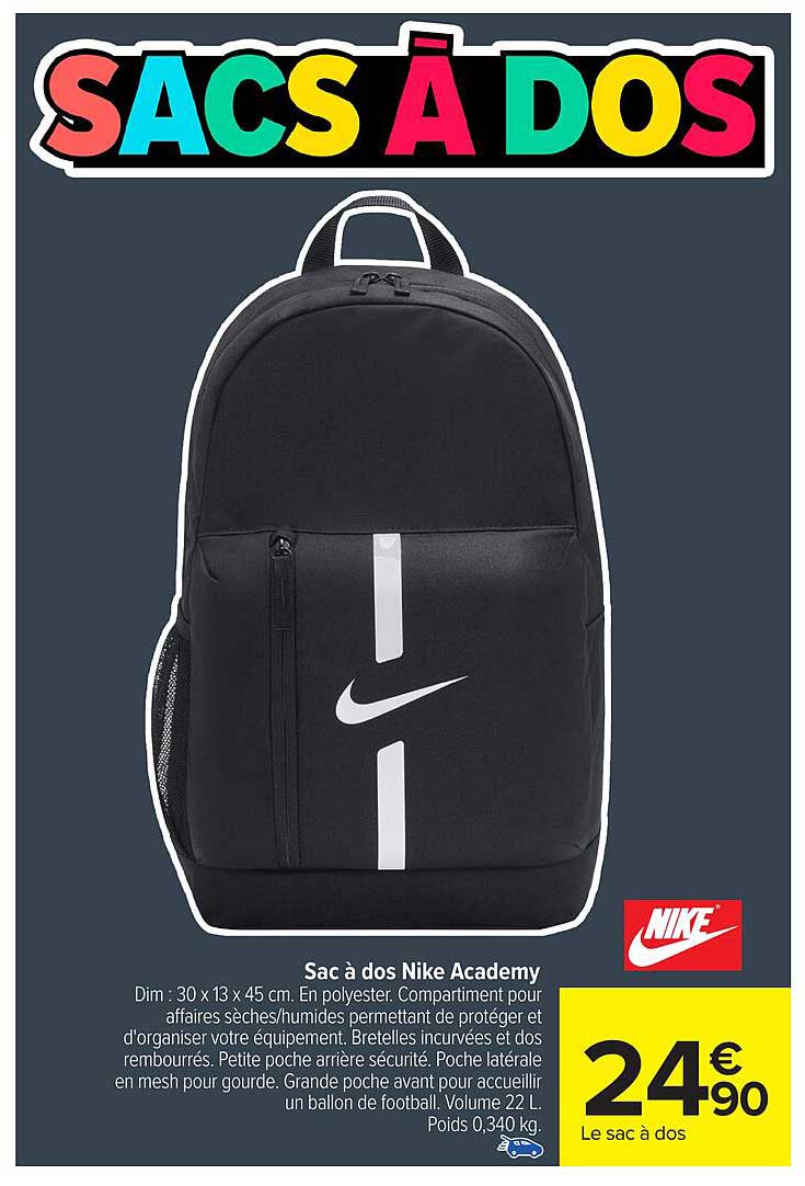 Sac à dos Nike Academy