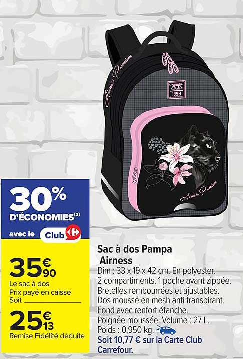 Sac à dos Pampa Airness