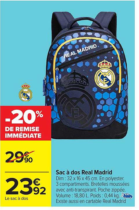 Sac à dos Real Madrid