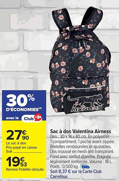 Sac à dos Valentina Airness