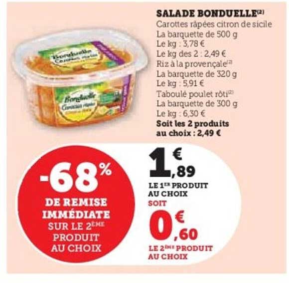 SALADE BONDUELLE