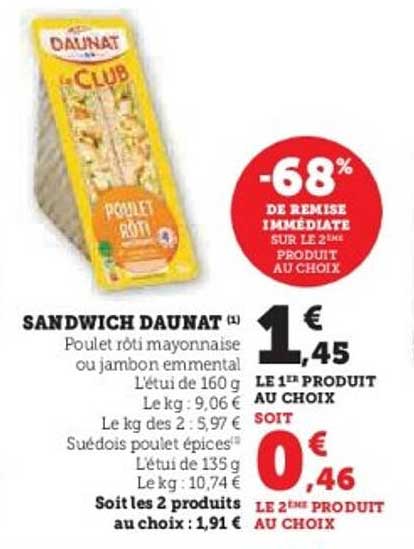 SANDWICH DAUNAT