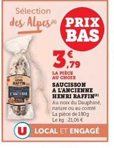 Saucisson à l’ancienne Henri Raffin