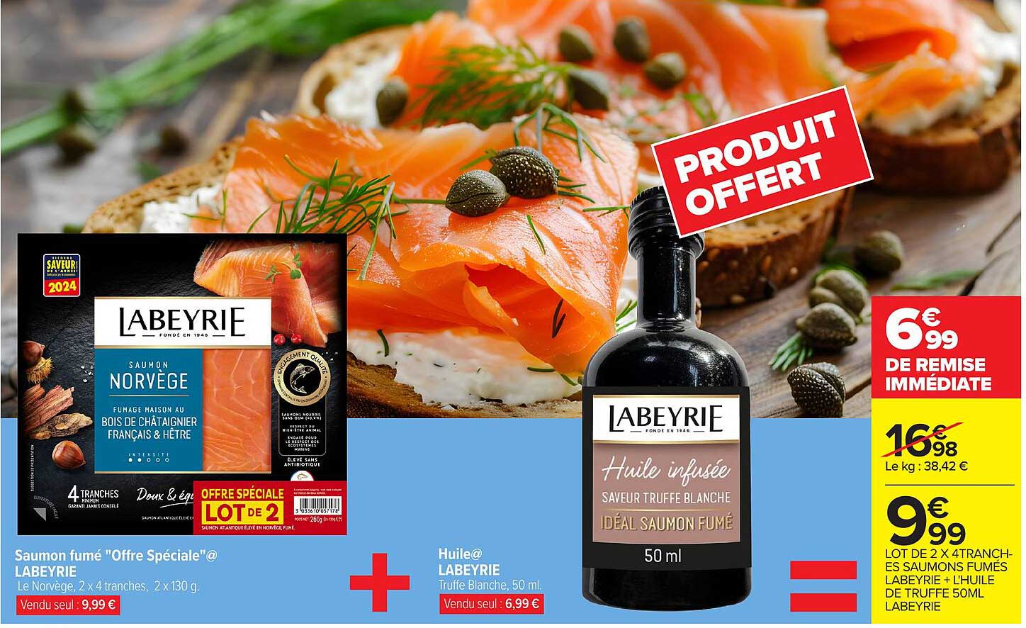 Saumon fumé 'Offre Spéciale'@ LABEYRIE