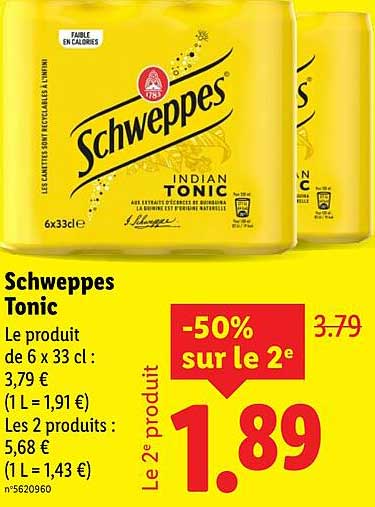 Schweppes Tonic