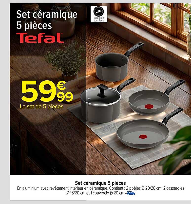 Set céramique 5 pièces