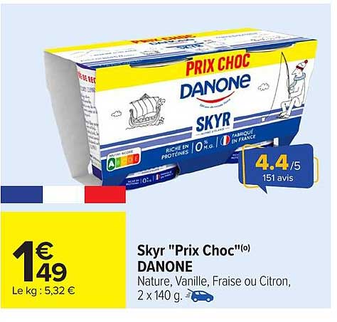 Skyr "Prix Choc"(o) DANONE