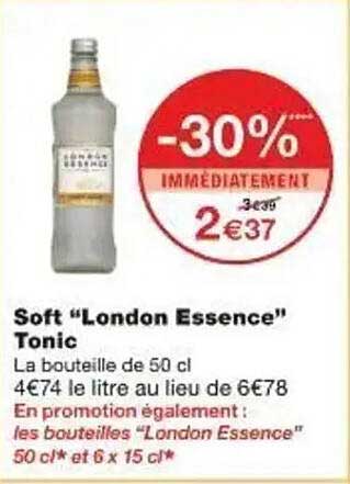 Soft "London Essence" Tonic