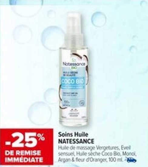 Soins Huile NATESSANCE