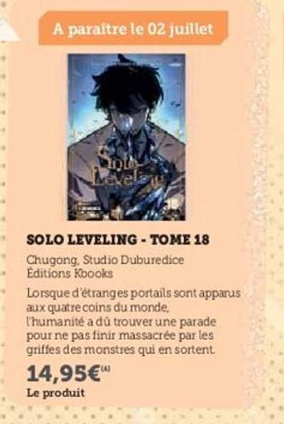 SOLO LEVELING - TOME 18