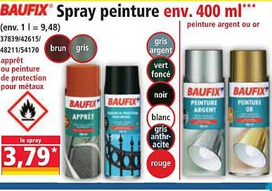 Spray peinture env. 400 ml