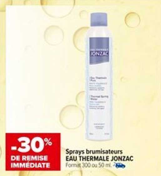 Sprays brumisateurs EAU THERMALE JONZAC