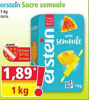Sucre semoule