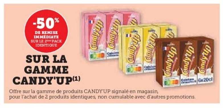 SUR LA GAMME CANDY'UP