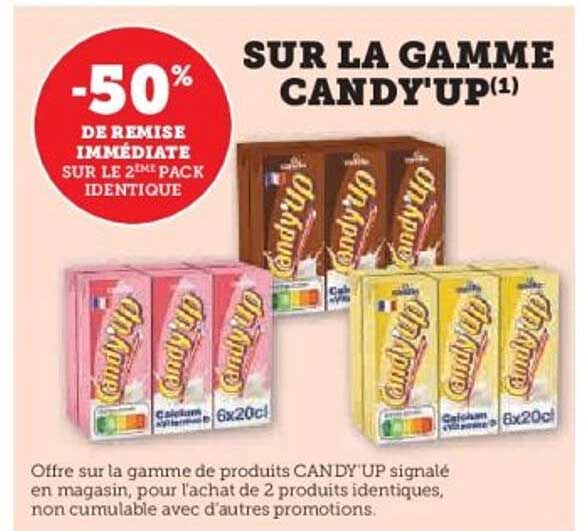 SUR LA GAMME CANDY'UP