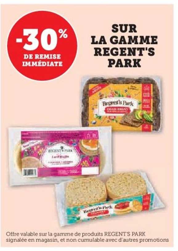 SUR LA GAMME REGENT'S PARK