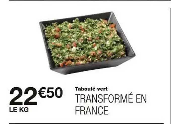 Taboulé vert