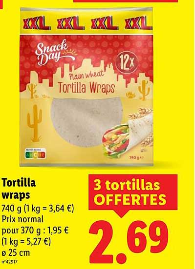 Tortilla wraps