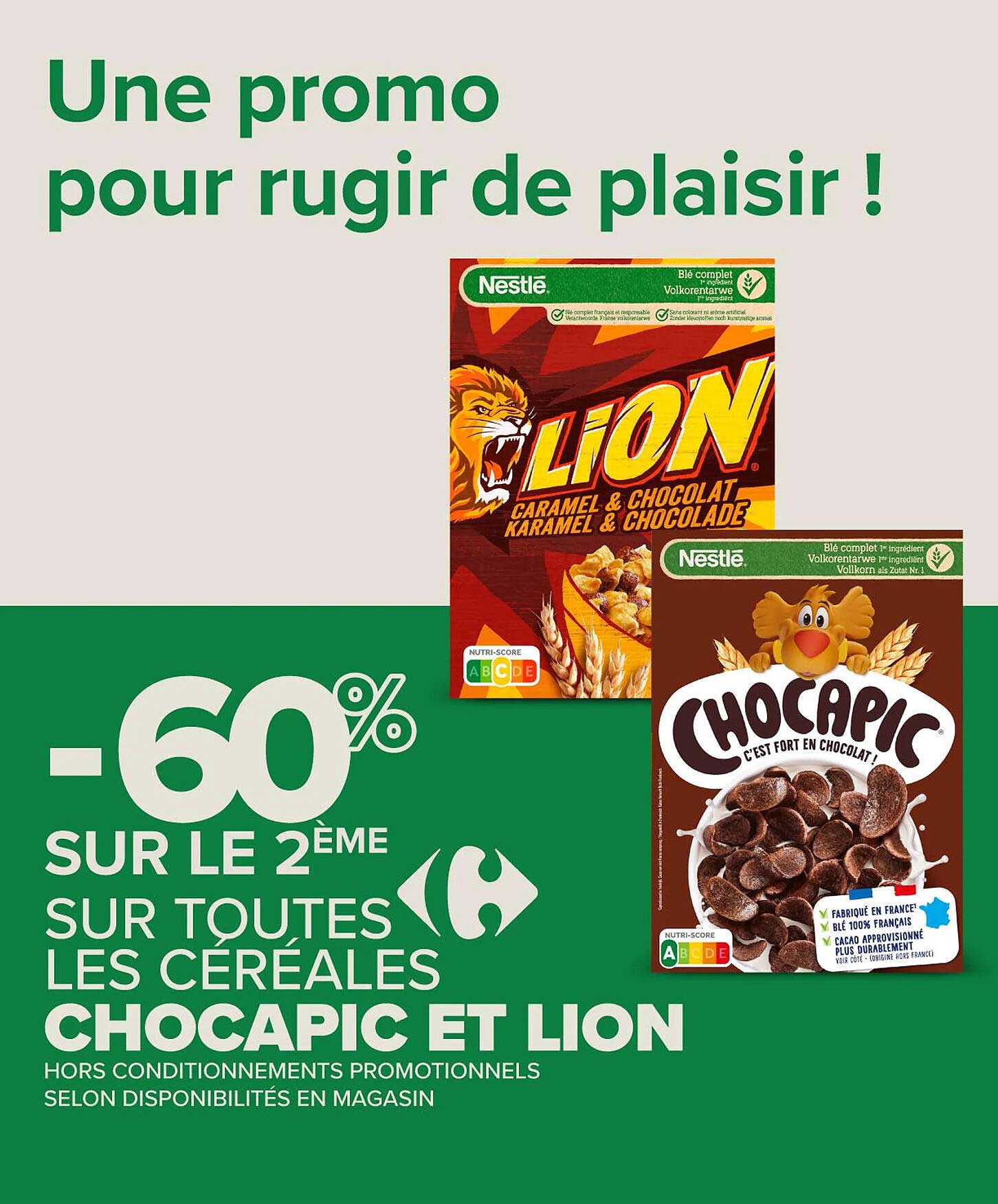 Une promo pour rugir de plaisir !