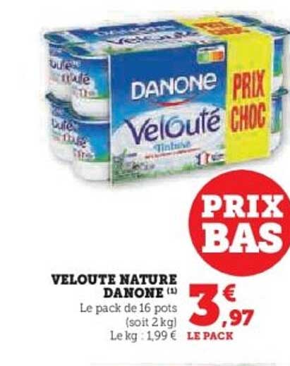 VELOUTE NATURE DANONE