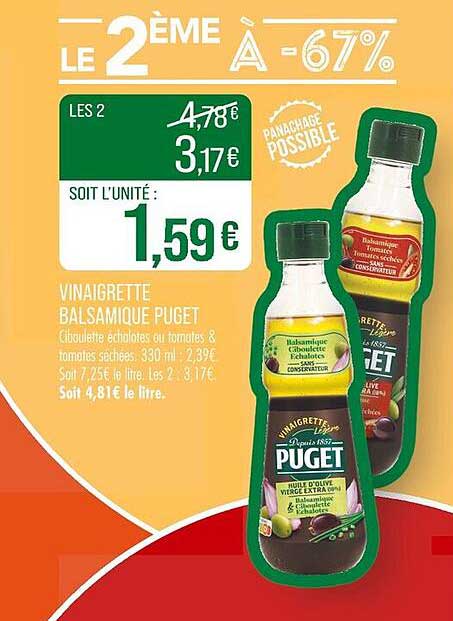 VINAIGRETTE BALSAMIQUE PUGET
