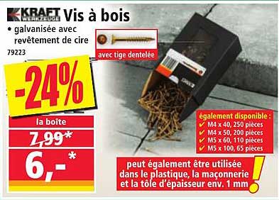 Vis à bois