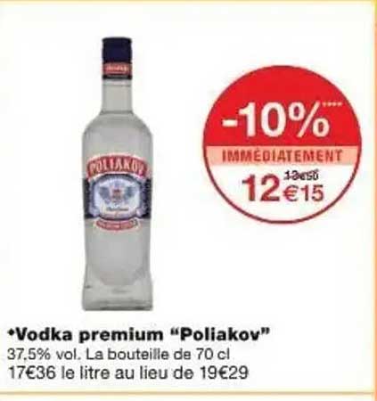 Vodka premium "Poliakov"