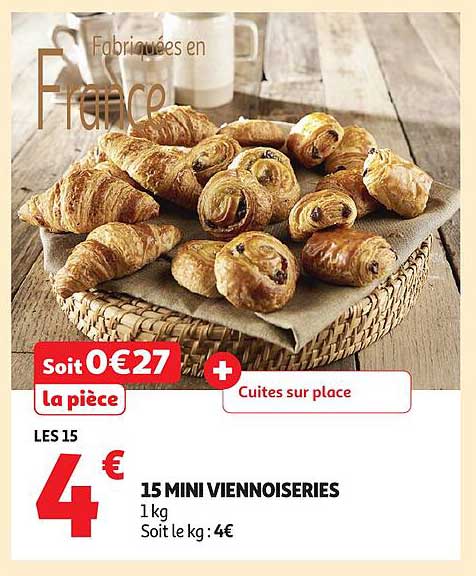 15 MINI VIENNOISERIES