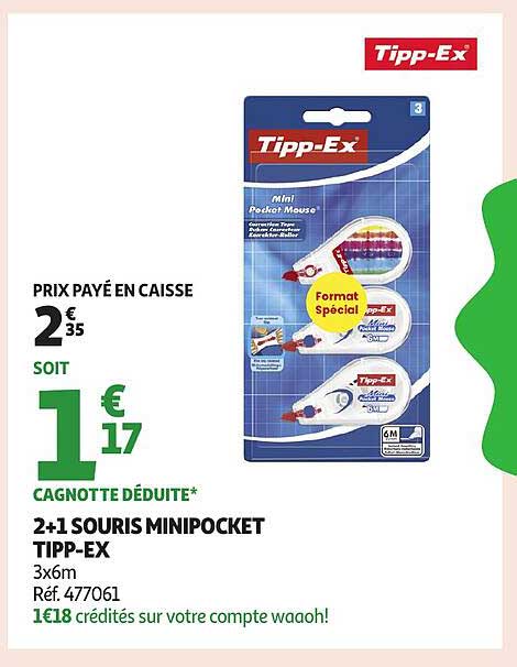 2+1 SOUS MINIPOCKET TIPPEX