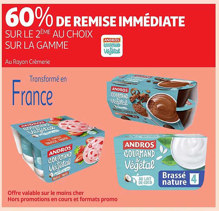 60% DE REMISE IMMÉDIATE SUR LE 2ÈME AU CHOIX SUR LA GAMME
