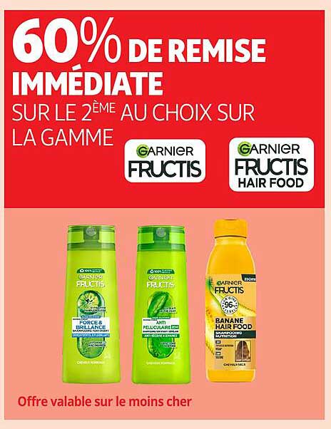 60% DE REMISE IMMÉDIATE SUR LE 2ÈME AU CHOIX SUR LA GAMME