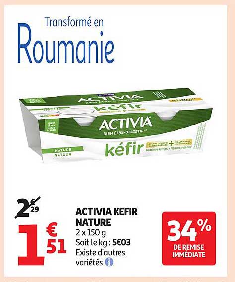 ACTIVIA KEFIR NATURE