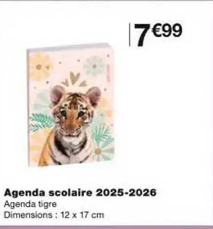 Agenda scolaire 2025-2026