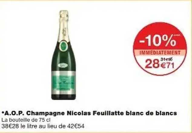 A.O.P. Champagne Nicolas Feuillatte blanc de blancs