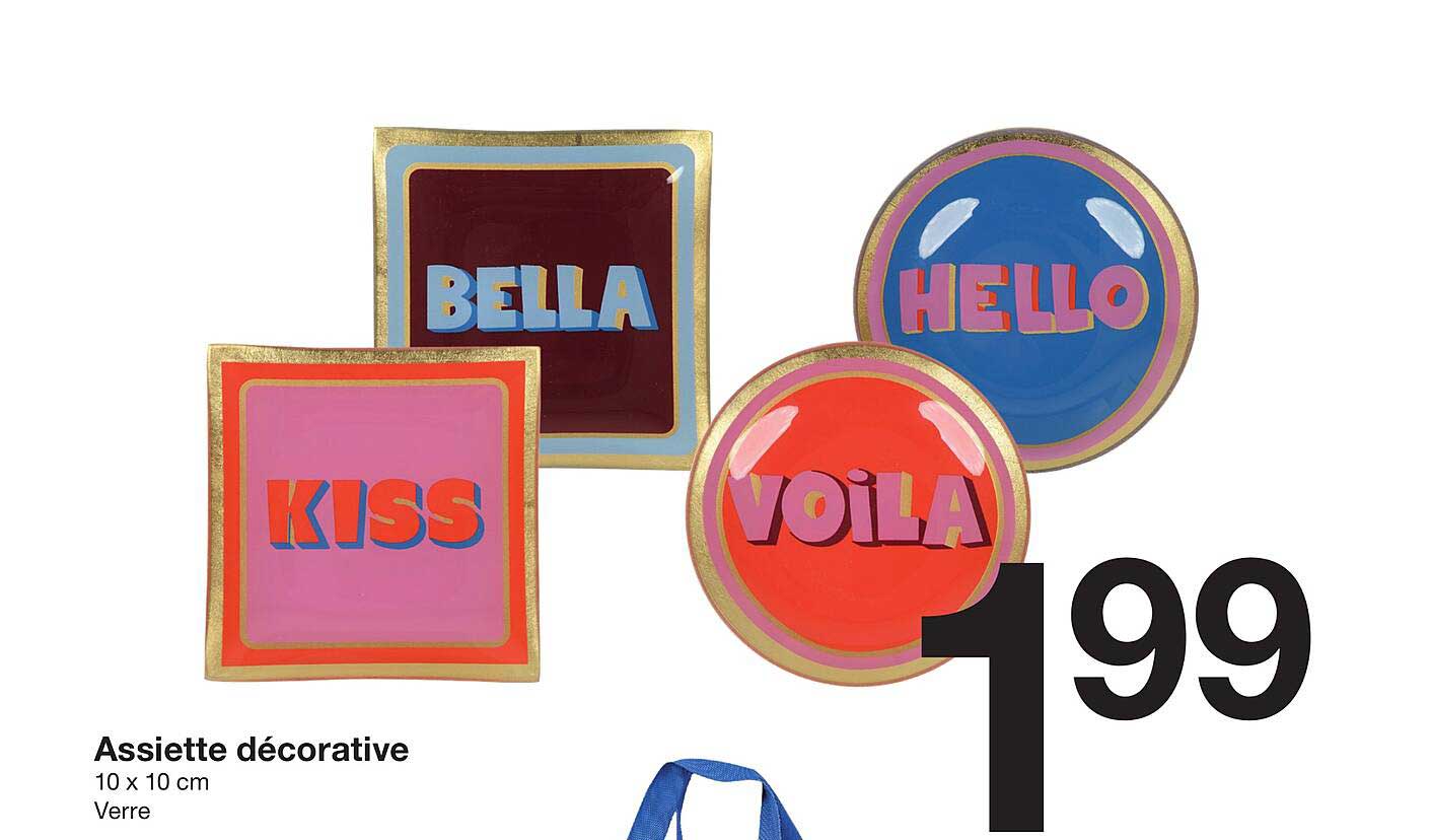 Assiette décorative