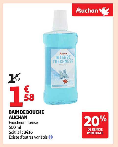 BAIN DE BOUCHE AUCHAN