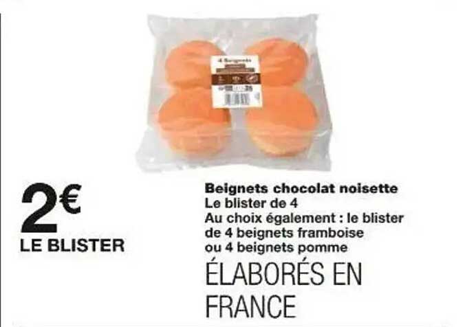 Beignets chocolat noisette