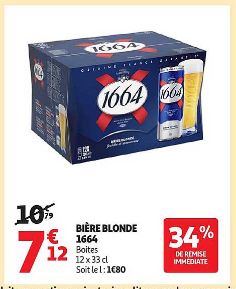BIÈRE BLONDE 1664