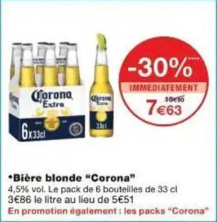 Bière blonde “Corona”
