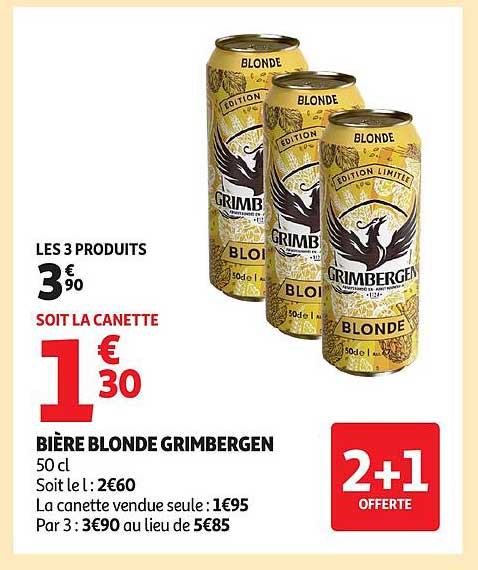 BIÈRE BLONDE GRIMBERGEN