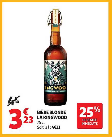 BIÈRE BLONDE LA KINGWOOD